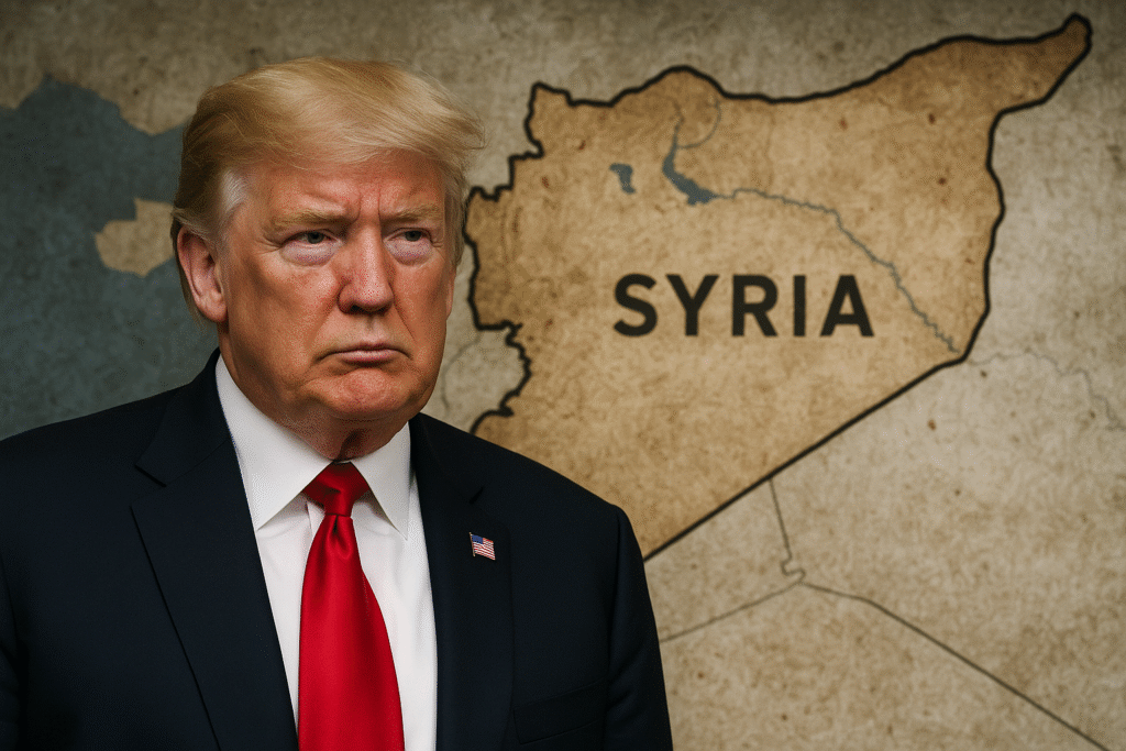 Trump evalúa levantar sanciones a Siria
