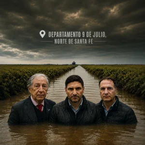 Villa Minetti bajo el agua y el abandono: productores denuncian promesas incumplidas y un colapso hídrico que pone en jaque más de $100.000 millones