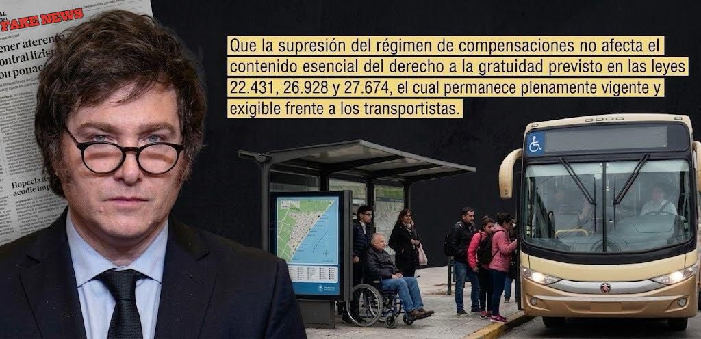Entre titulares alarmistas y amarillistas resalta la realidad: los pasajes gratuitos para personas con discapacidad siguen vigentes y nunca se tocaron