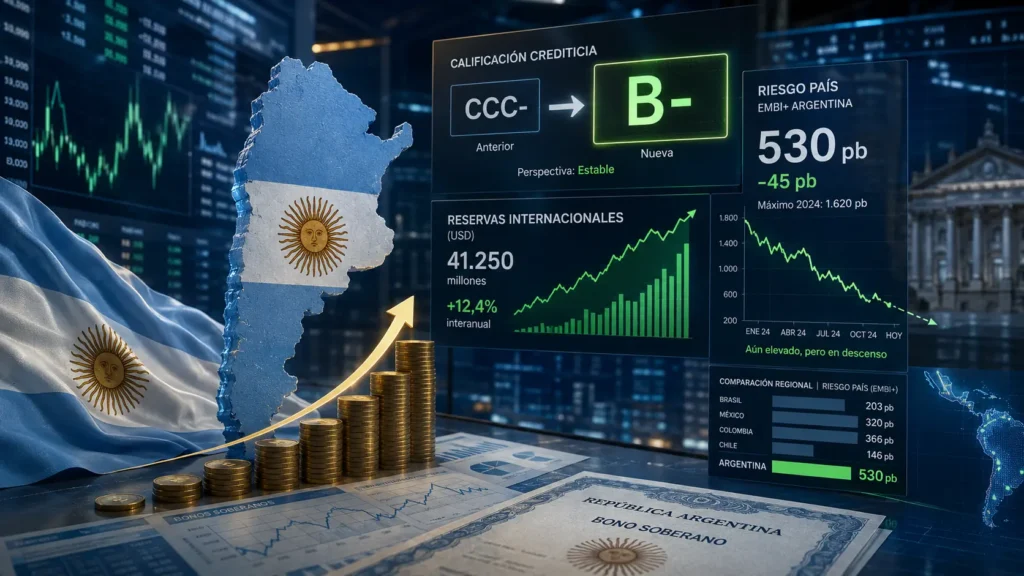 Fitch Rating elevó la clasificación crediticia argentina y bajó el riesgo país, pero ¿debería estar más bajo?