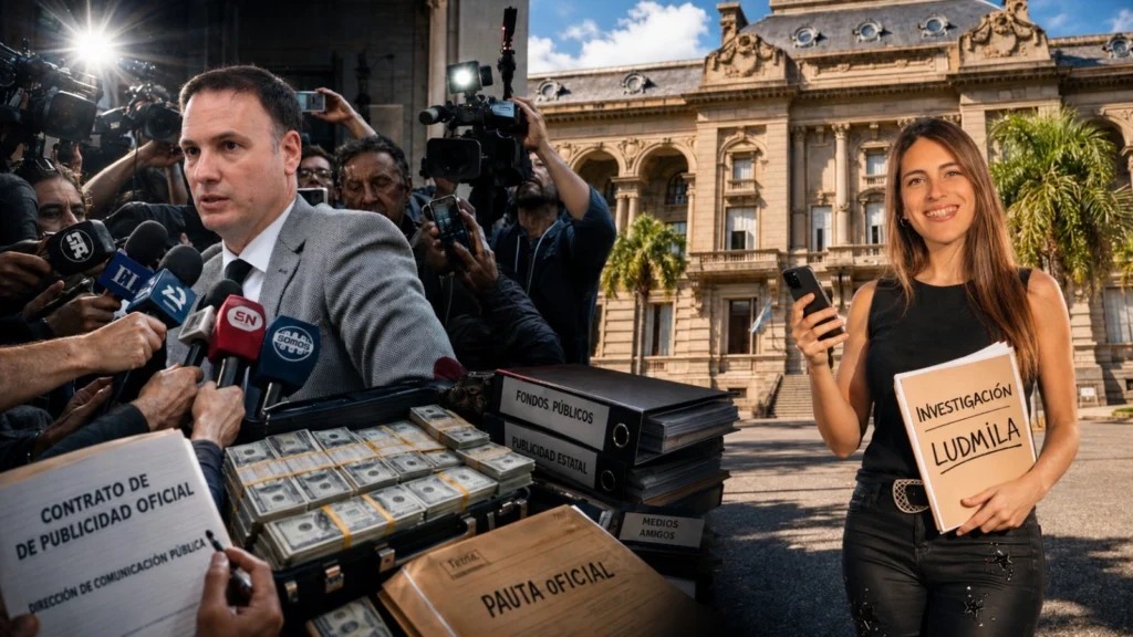 Enrico contra Ludmila: el ministro al que le incomoda la periodista e influencer de 26 años de El Liberador