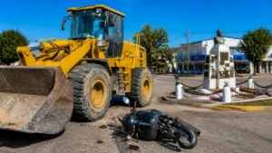Villa Ocampo: un tractor municipal que no debería circular en la ciudad embistió una moto y dejó un muerto
