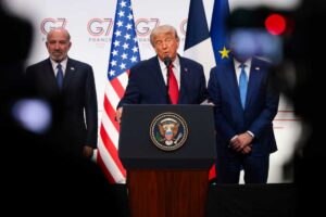 President Trump Attends G7 Summit In Evian, France