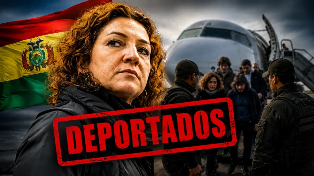 Vanina Biasi deportada de Bolivia