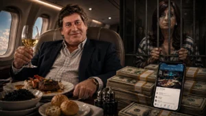 La exesposa de Roly Santacroce lo acusa de incumplir la cuota alimentaria y asegura que mientras viaja en primera clase