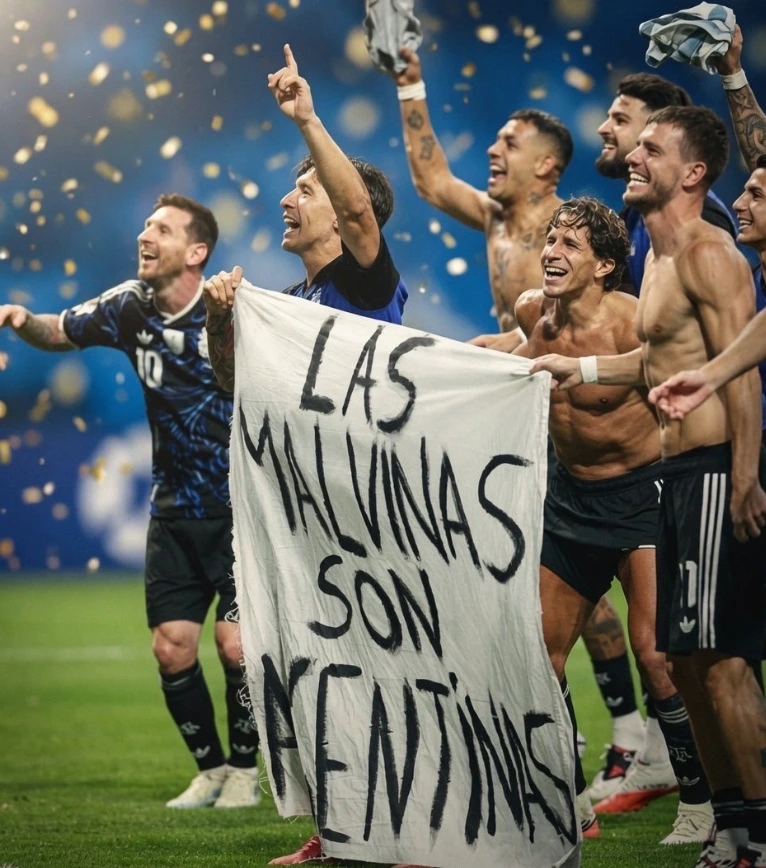 Llanto en Londres: la prensa y los políticos estallaron de furia por la bandera de Malvinas en los festejos de la Selección
