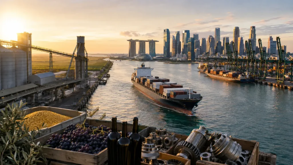Argentina aprobó un acuerdo de libre comercio con Singapur y abre nuevas rutas con arancel cero