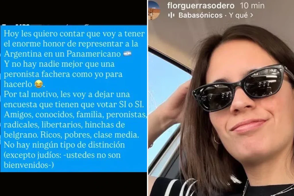 Florencia Guerra Sodero jugadora padel antisemita