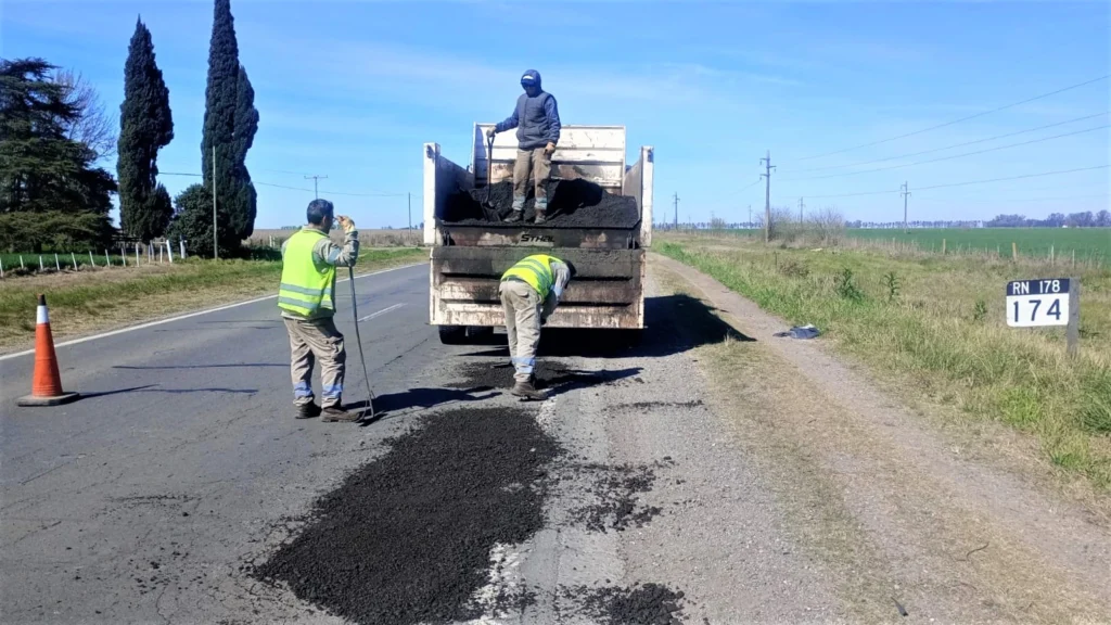 Obras rutas Vialidad Nacional II