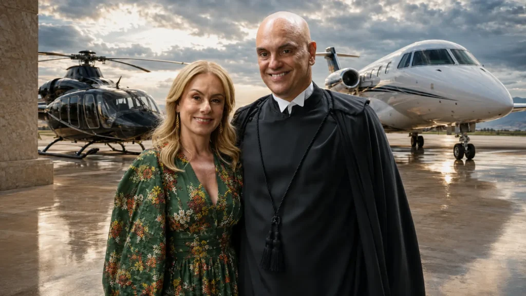 Jet, helicóptero y una fortuna que saltó 232% en un año: nuevas revelaciones sacuden a Moraes y su esposa