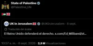 Palestina celebró al Reino Unido justo cuando Londres chocaba con Argentina por Malvinas: el gesto que incomoda a la izquierda