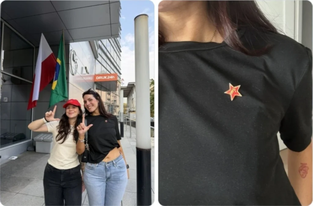 El comunismo no es folklore en Polonia: un eurodiputado pidió identificar a brasileñas que apoyaron a Lula con simbología comunista
