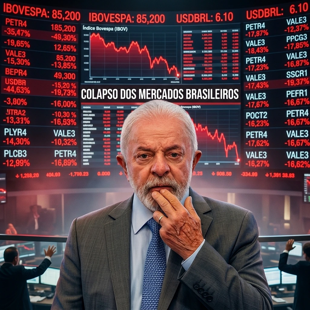 Lunes negro para Brasil: el triunfo de Lula desata un derrumbe histórico en los mercados y enciende las alarmas en toda la región
